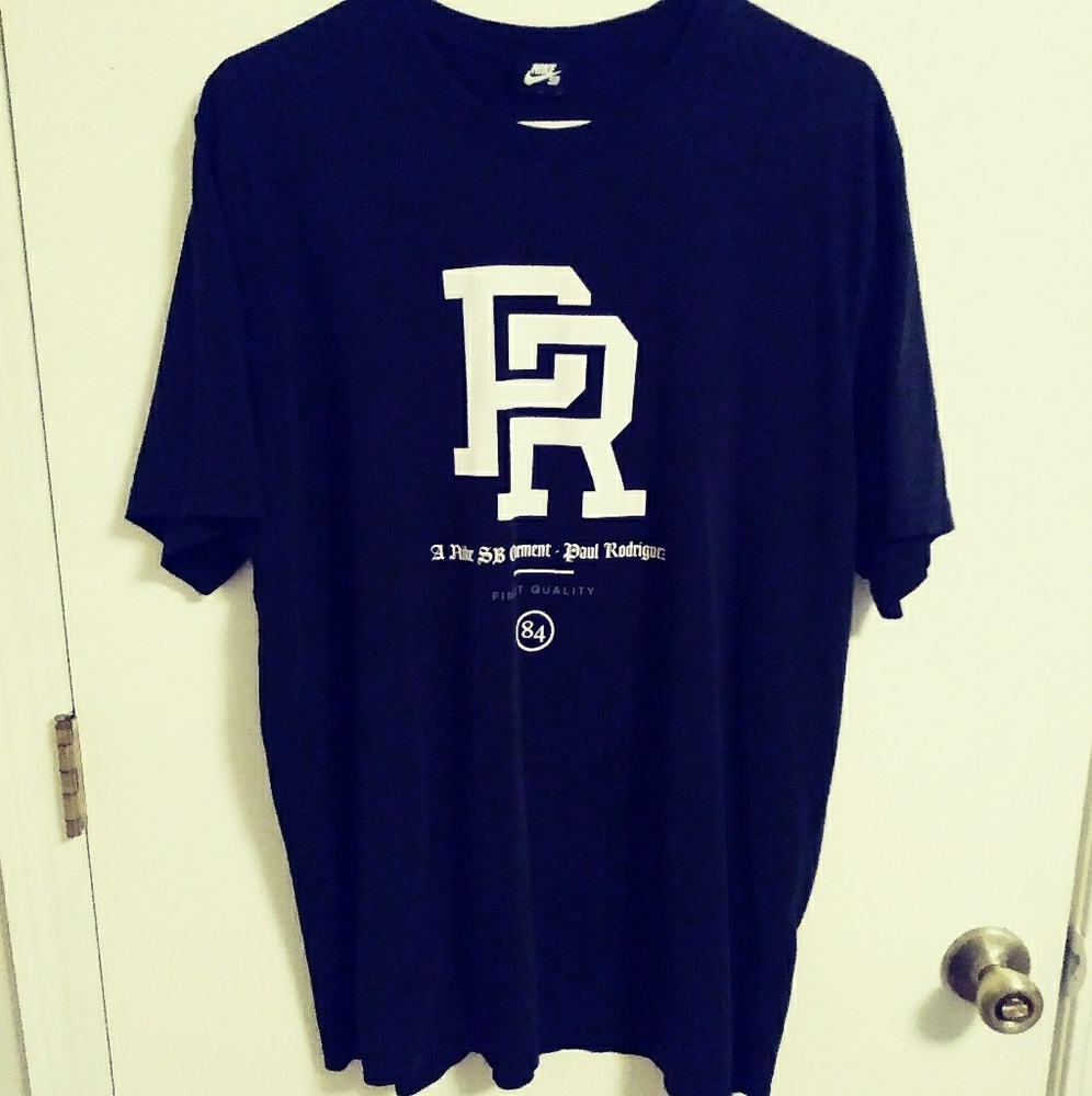 Nike brand t-shirt. This is a Paul Rodriguez Nike